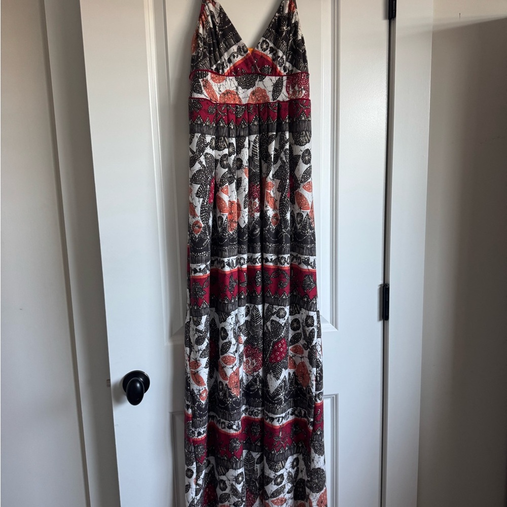 Elegant Multicolor Maxi Dress